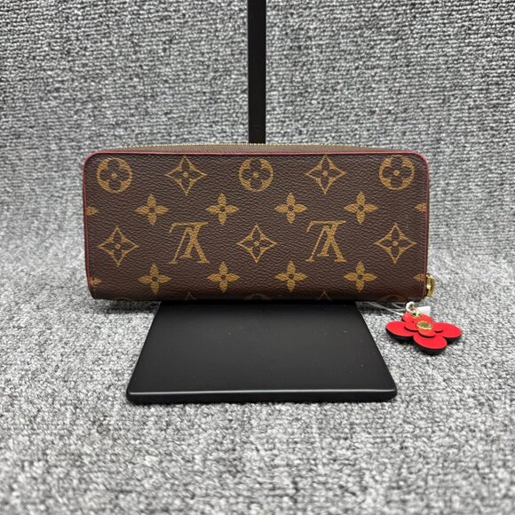 Louis Vuitton Clemence Brown Monogram Canvas Wallet 365-081325 - Picture 2 of 13